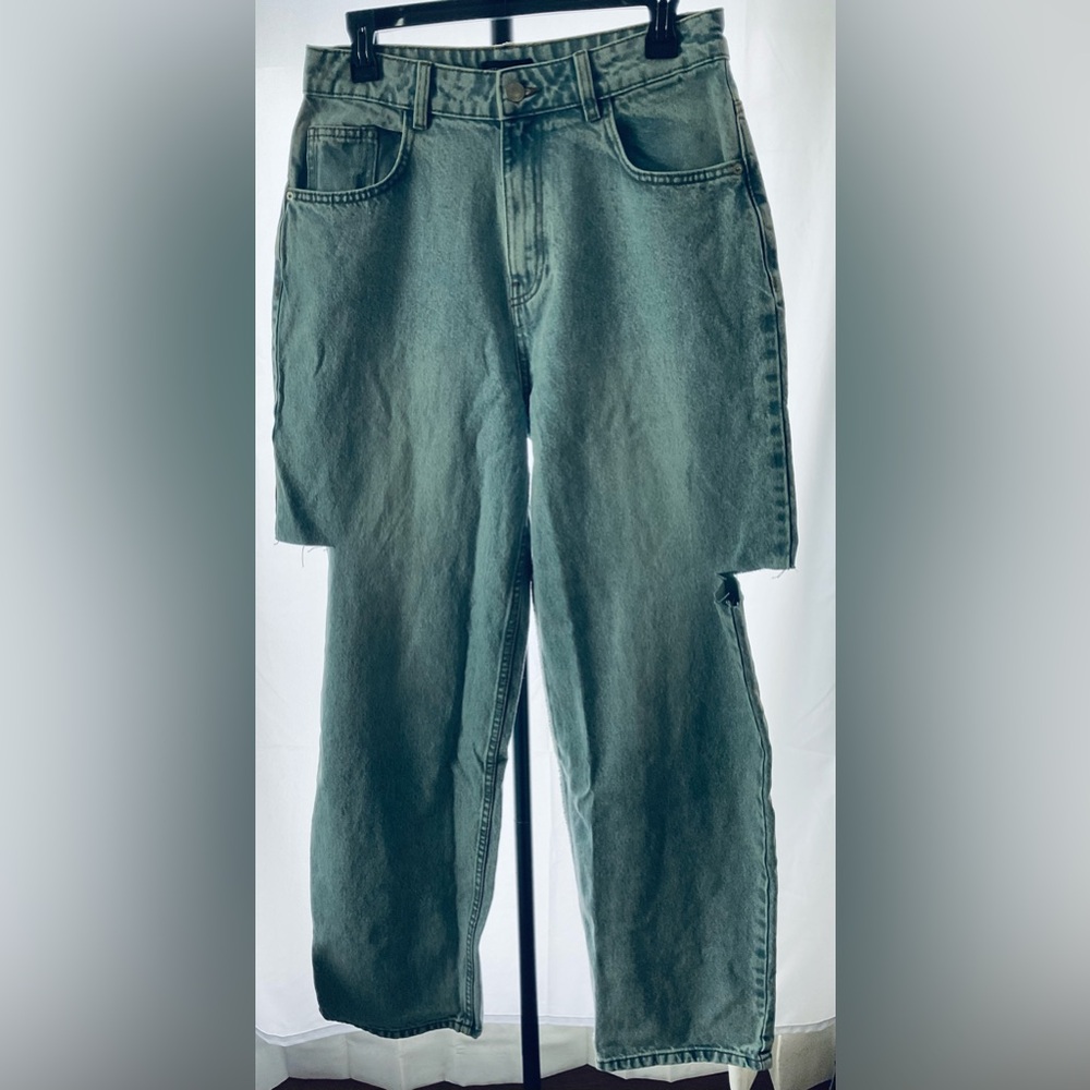 PrettyLittleThing Blue Boyfriend Jeans